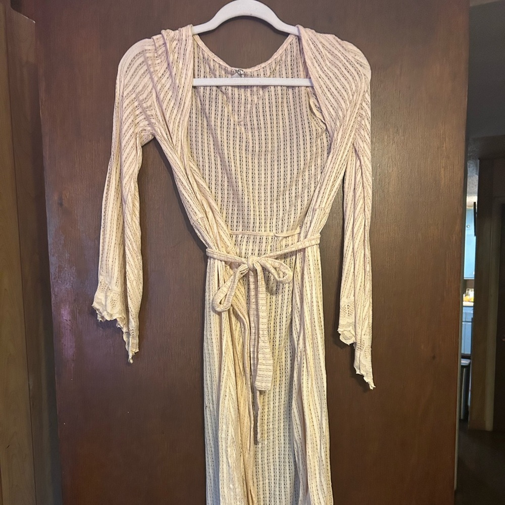Free People sheer robe